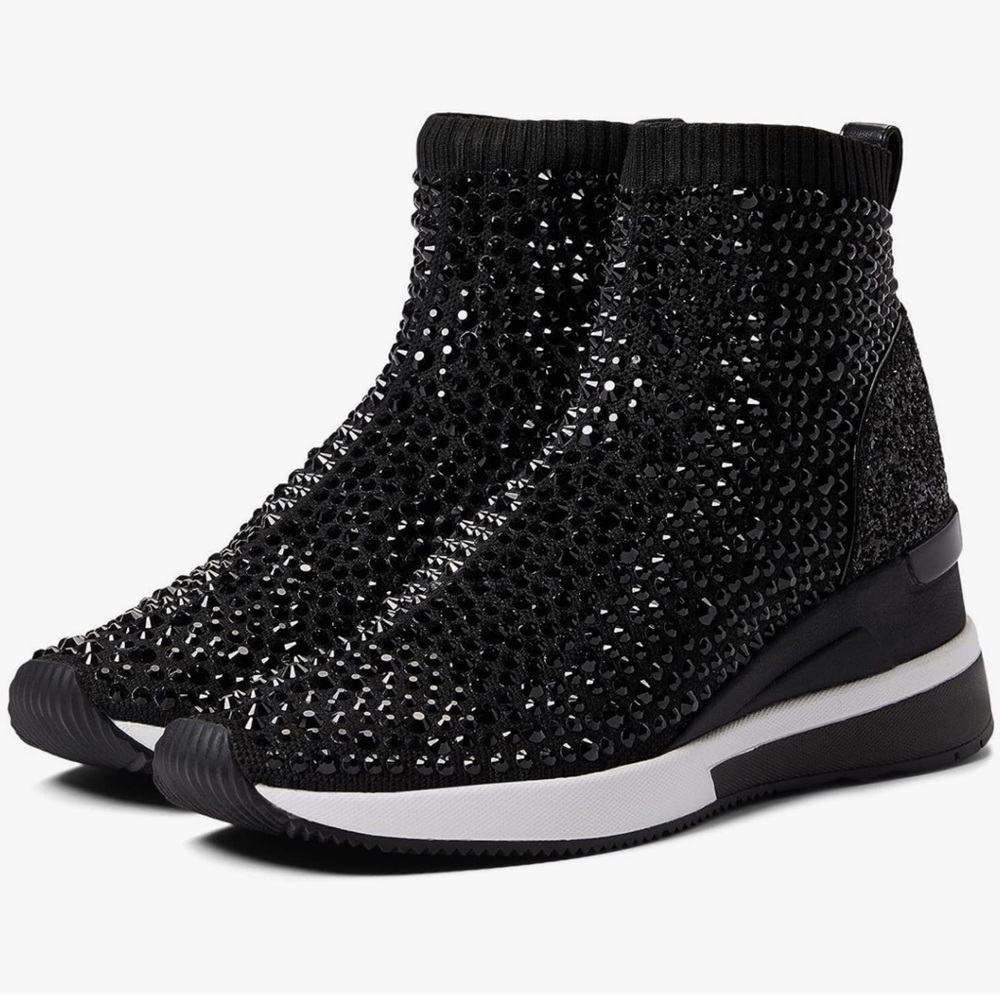 Michael Kors Skyler Embellished Bootie Black size 11 M NIB